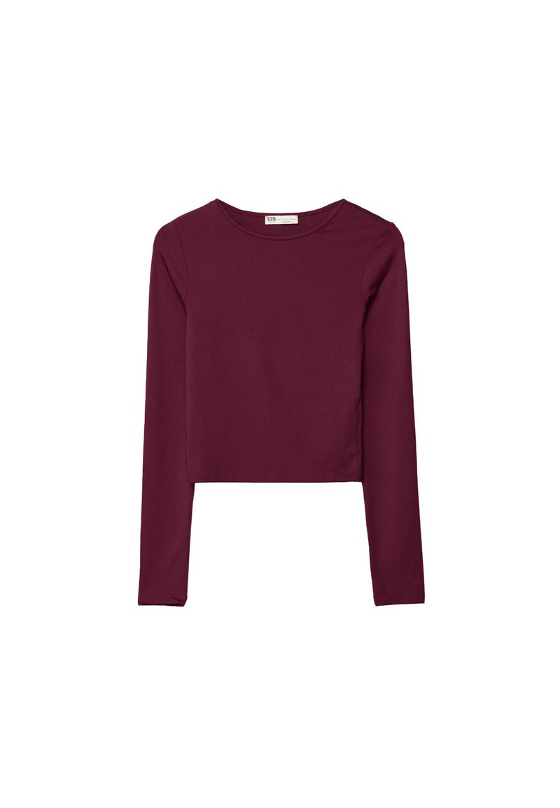 Stradivarius Stradivarius Long sleeved top - bordeaux im Angebot