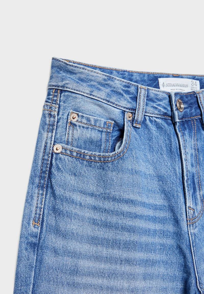 Stradivarius Stradivarius Straight leg jeans - light blue Günstiger Verkauf