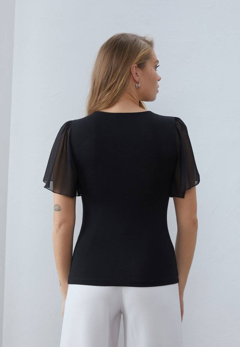 Anna Field Anna Field Print T-shirt - black Kostenloser Versand