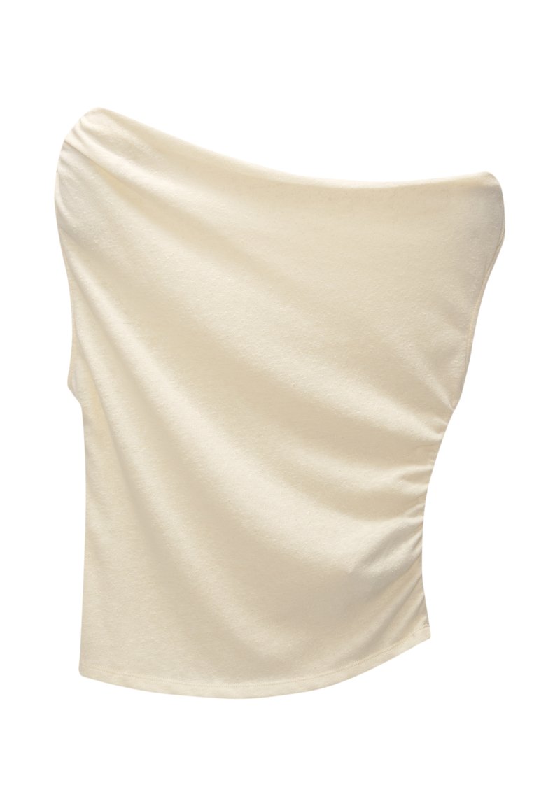 PULL&BEAR PULL&BEAR ASYMMETRIC RUSTIC - Top - beige Günstig kaufen
