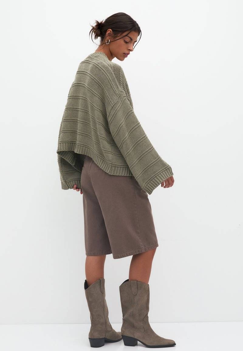 PULL&BEAR PULL&BEAR Cardigan - khaki Versandkostenfrei