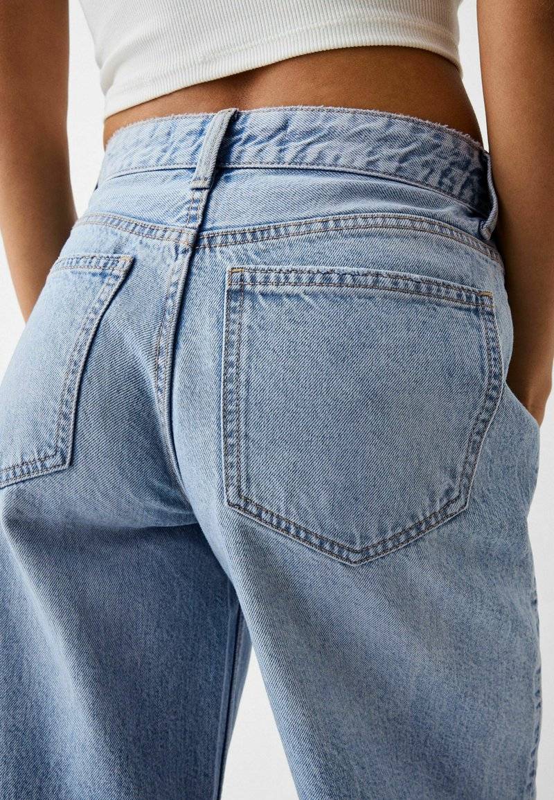 Bershka Bershka WIDE-LEG - Relaxed fit jeans Großer Ausverkauf
