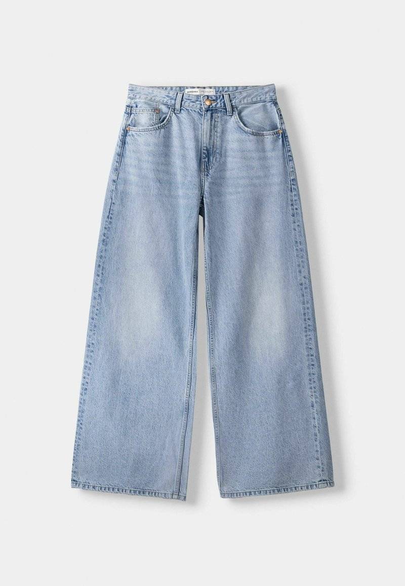 Bershka Bershka WIDE-LEG - Relaxed fit jeans Großer Ausverkauf