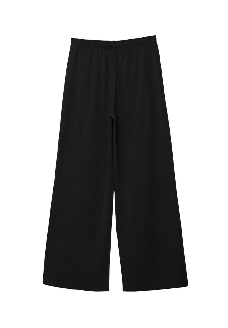 Stradivarius Stradivarius WIDE-LEG JOGGER - Tracksuit bottoms - black Exklusivangebot