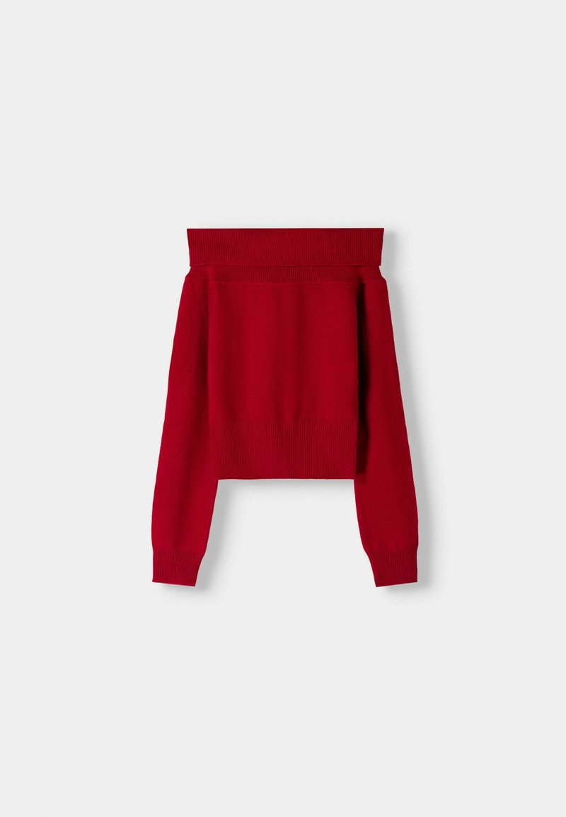 Bershka Bershka Jumper - red Preisnachlass