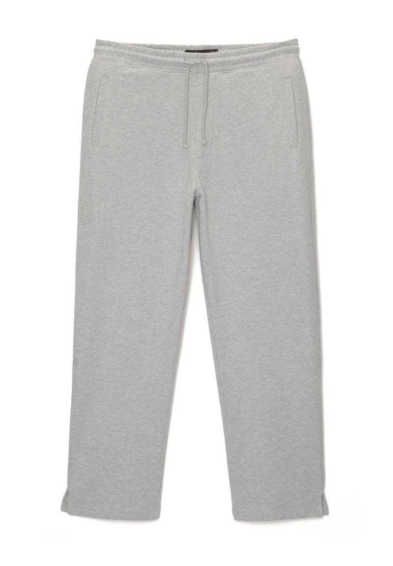 PULL&BEAR PULL&BEAR WIDE JOGGERS - Tracksuit bottoms - light grey Saisonschlussverkauf