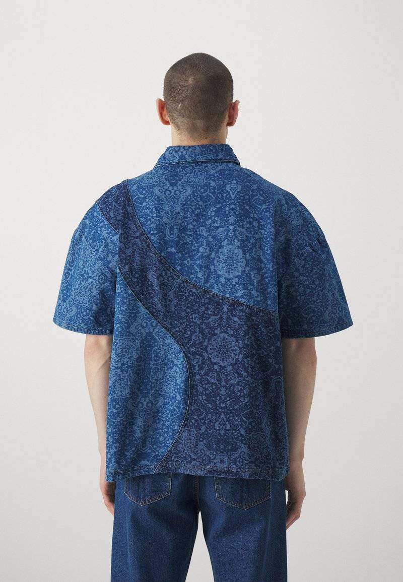 Les Benjamins Les Benjamins TEE UNISEX - Button-down blouse - blue Muttertagsangebot
