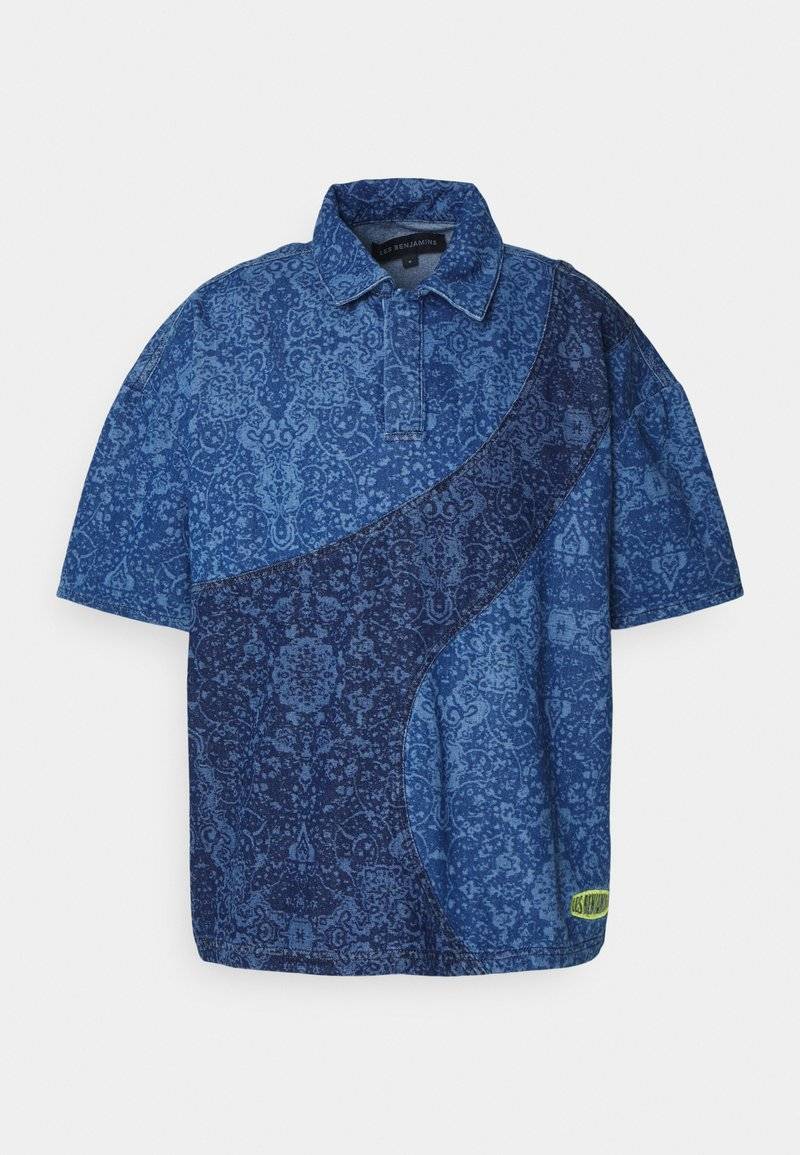 Les Benjamins Les Benjamins TEE UNISEX - Button-down blouse - blue Muttertagsangebot