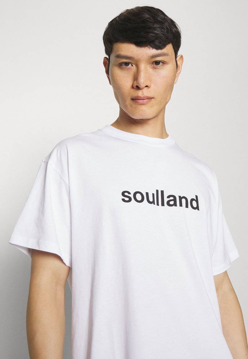 Soulland Soulland OCEAN UNISEX - Print T-shirt - white Große Rabatte