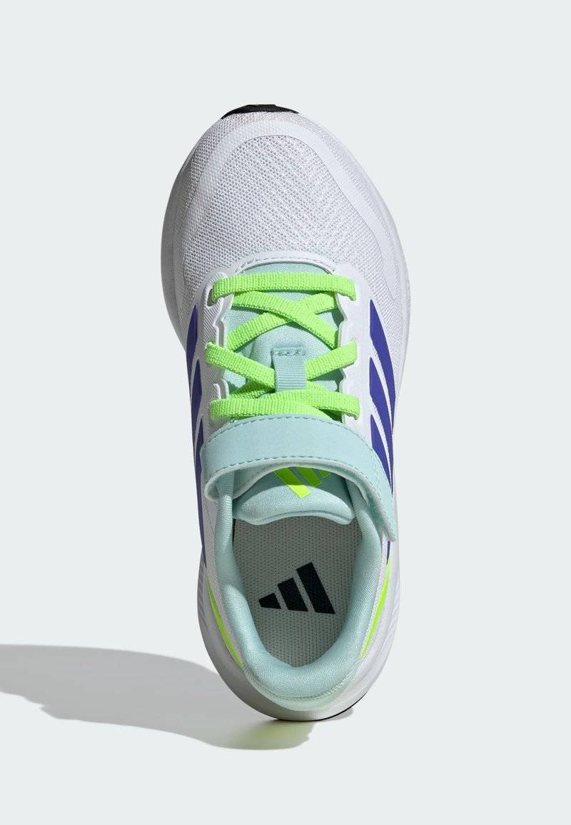 adidas Performance adidas Performance RUNFALCON 5 UNISEX - Neutral running shoes - cloud white blue lucid lemon Tägliche Deals