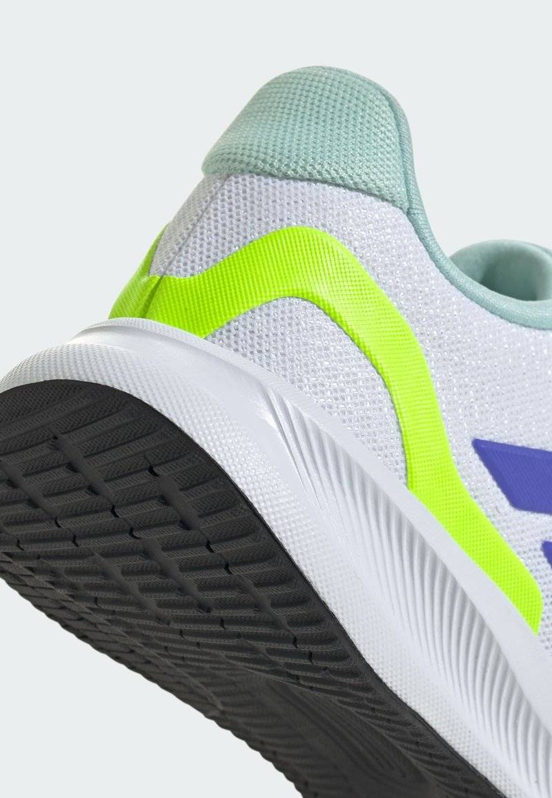 adidas Performance adidas Performance RUNFALCON 5 UNISEX - Neutral running shoes - cloud white blue lucid lemon Tägliche Deals