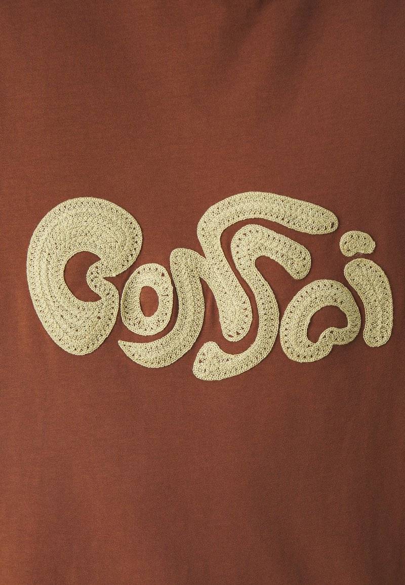 Bonsai Bonsai OVERSIZE TEE EMBRODERY GRAPHIC UNISEX - Print T-shirt - glazed ginger Clearance-Verkauf