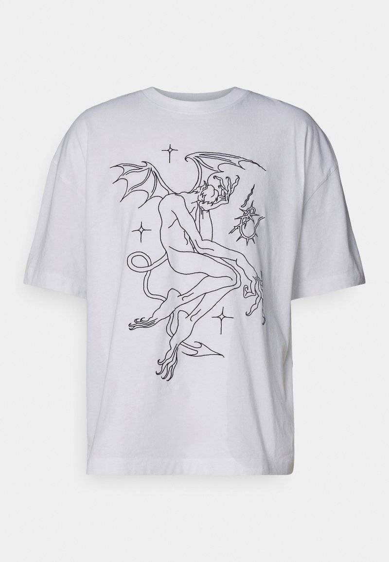 Études Études SPIRIT GUARDIAN UNISEX - Print T-shirt - white Im Verkauf