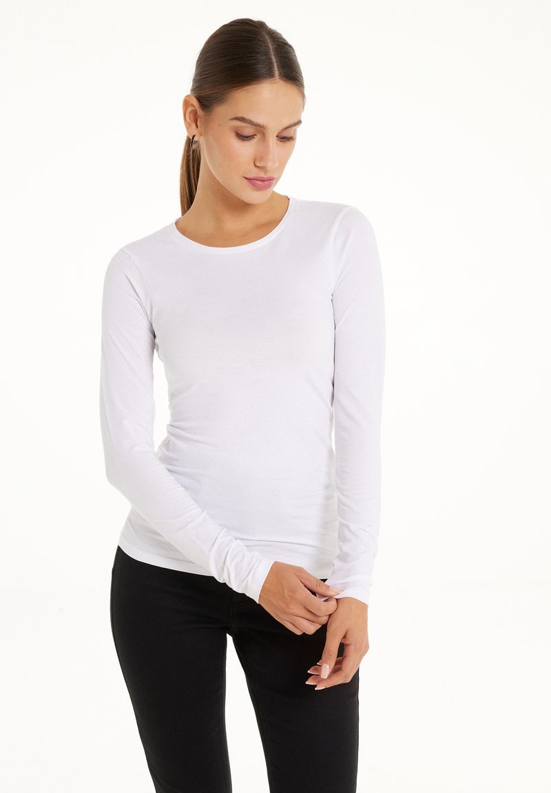 Tezenis Tezenis STRETCH ROUND-NECK - Long sleeved top - bianco Online