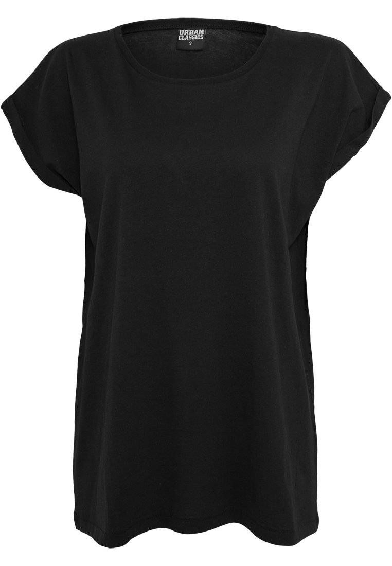 Urban Classics Urban Classics EXTENDED SHOULDER - Basic T-shirt - black Günstiger Verkauf