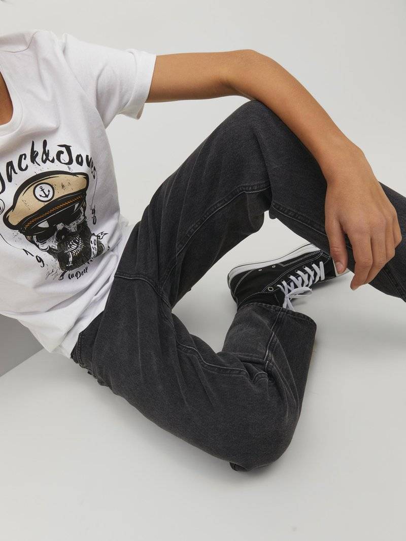 Jack & Jones Junior Jack & Jones Junior JJICHRIS JJORIGINAL - Relaxed fit jeans - black denim Fabrik Onlineshop