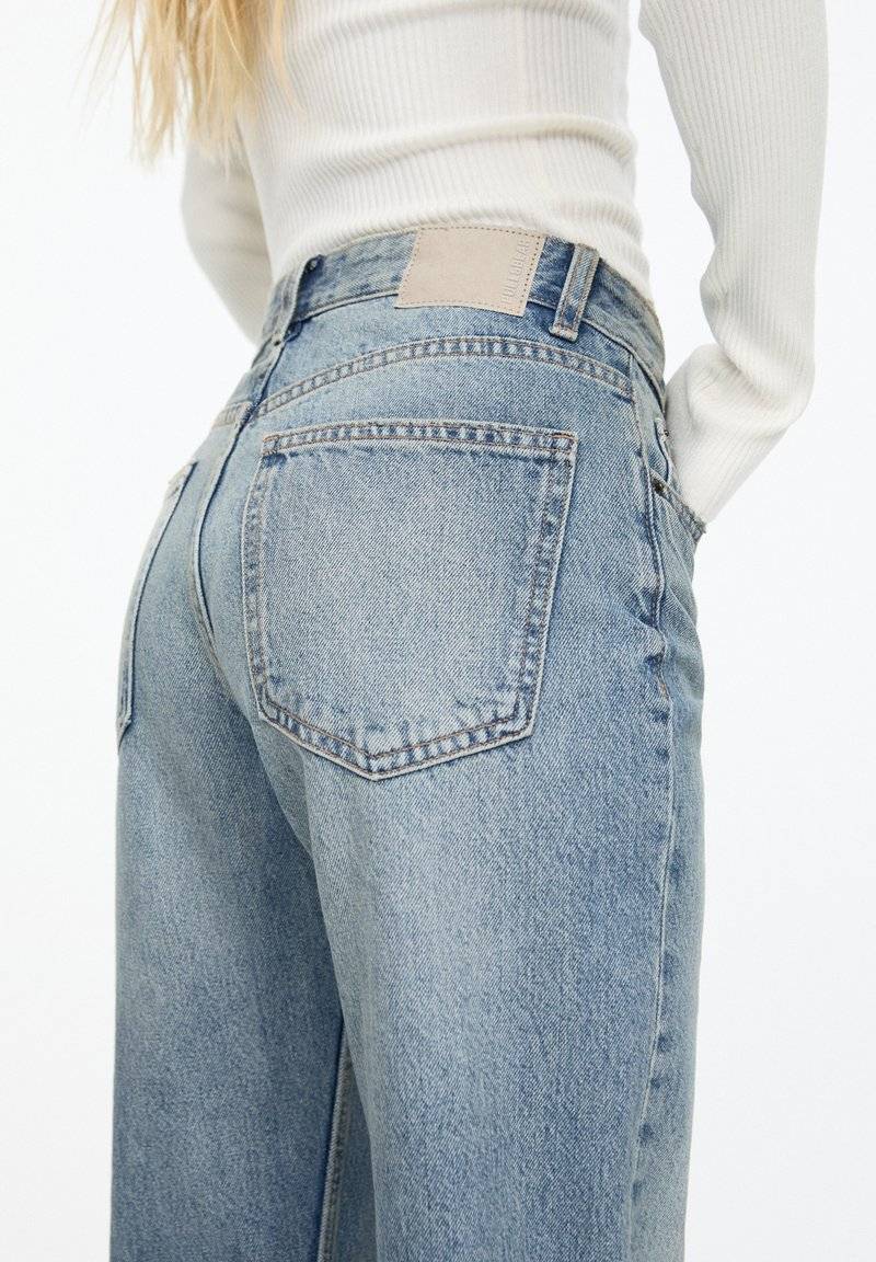 PULL&BEAR PULL&BEAR MID - Straight leg jeans - stone blue denim Fabrikpreis
