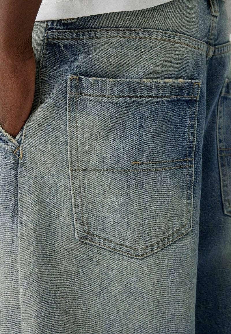 Bershka Bershka Relaxed fit jeans - blue grey Preisnachlass