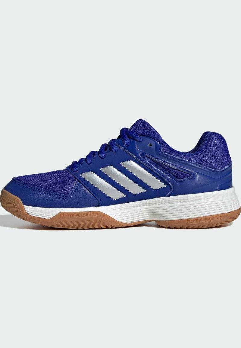 adidas Performance adidas Performance SPEEDCOURT INDOOR KIDS - Stability running shoes - lucid blue silver metallic gum Jubiläumsangebot