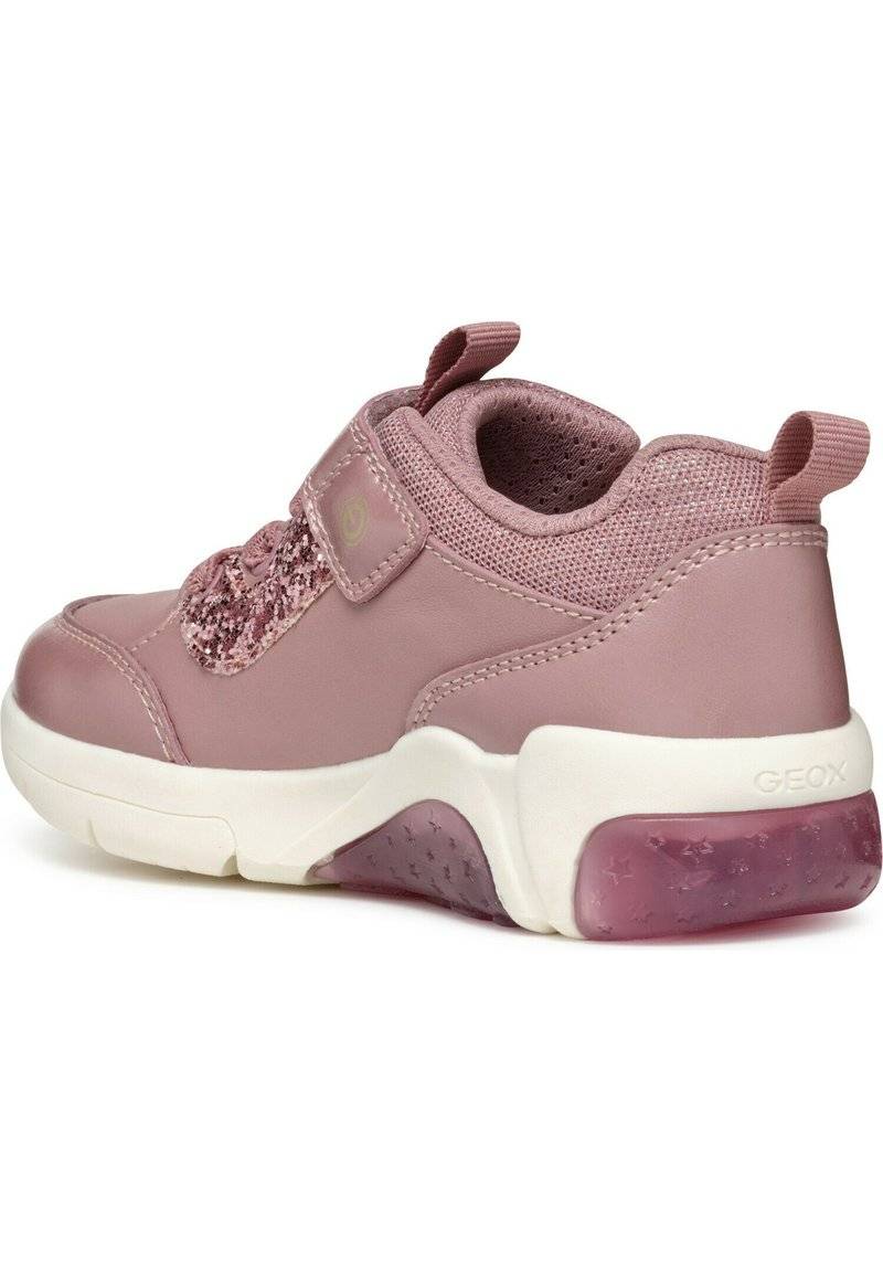Geox Geox FADINLIGHT LIGHT UP - Baby shoes - old rose Versandkostenfrei