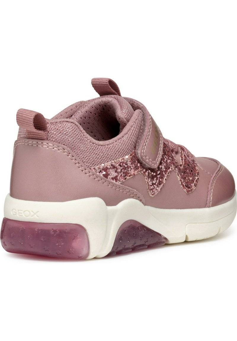 Geox Geox FADINLIGHT LIGHT UP - Baby shoes - old rose Versandkostenfrei