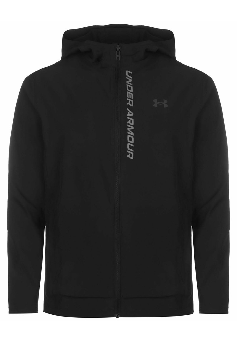 Under Armour Under Armour OUT THE STORM - Running jacket - black jet gray reflective Neueste Stile