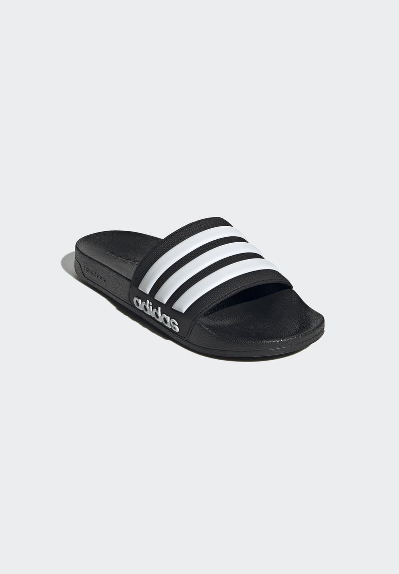adidas Performance adidas Performance ADILETTE SHOWER - Pool slides - black Bis zu 50% Rabatt