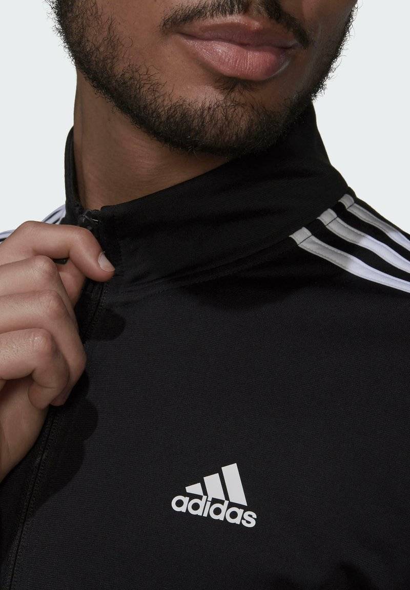 adidas Sportswear adidas Sportswear ESSENTIALS WARM-UP REGULAR 3-STRIPES - Training jacket - black Riesige Rabatte