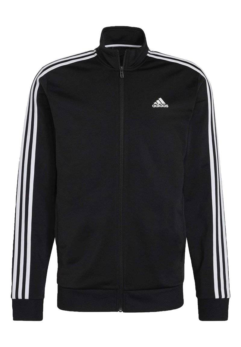 adidas Sportswear adidas Sportswear ESSENTIALS WARM-UP REGULAR 3-STRIPES - Training jacket - black Riesige Rabatte