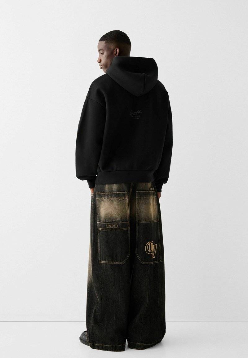 Bershka Bershka Sweatshirt - black denim Outlet