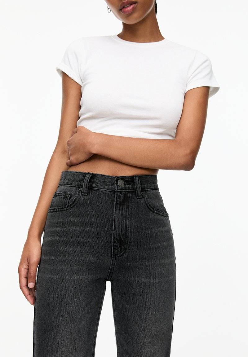 PULL&BEAR PULL&BEAR MOM - Slim fit jeans - dark grey Verkauf