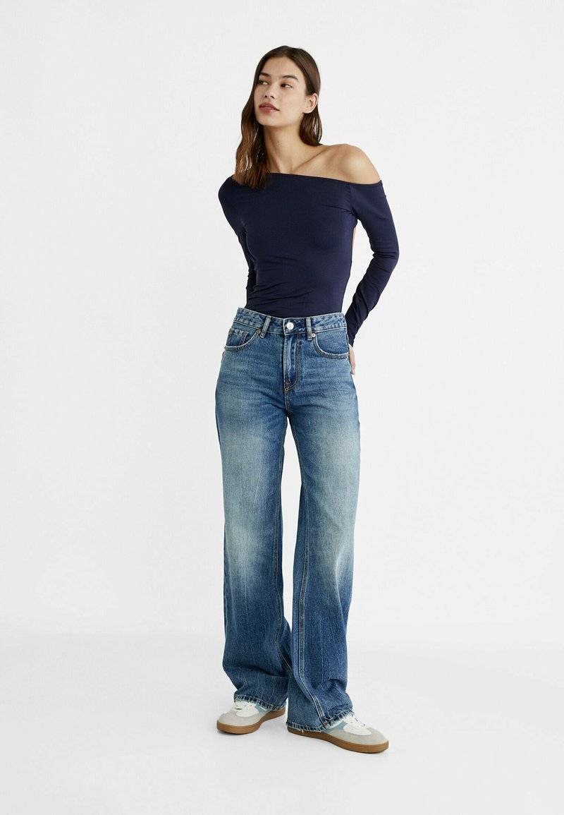 Stradivarius Stradivarius Straight leg jeans - blue Fabrik Onlineshop