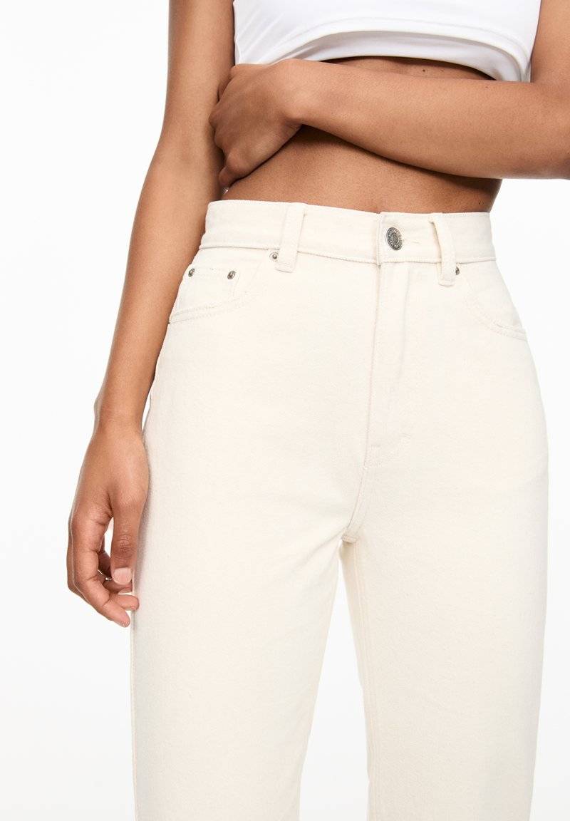 PULL&BEAR PULL&BEAR MOM - Slim fit jeans - beige Fabrikpreis