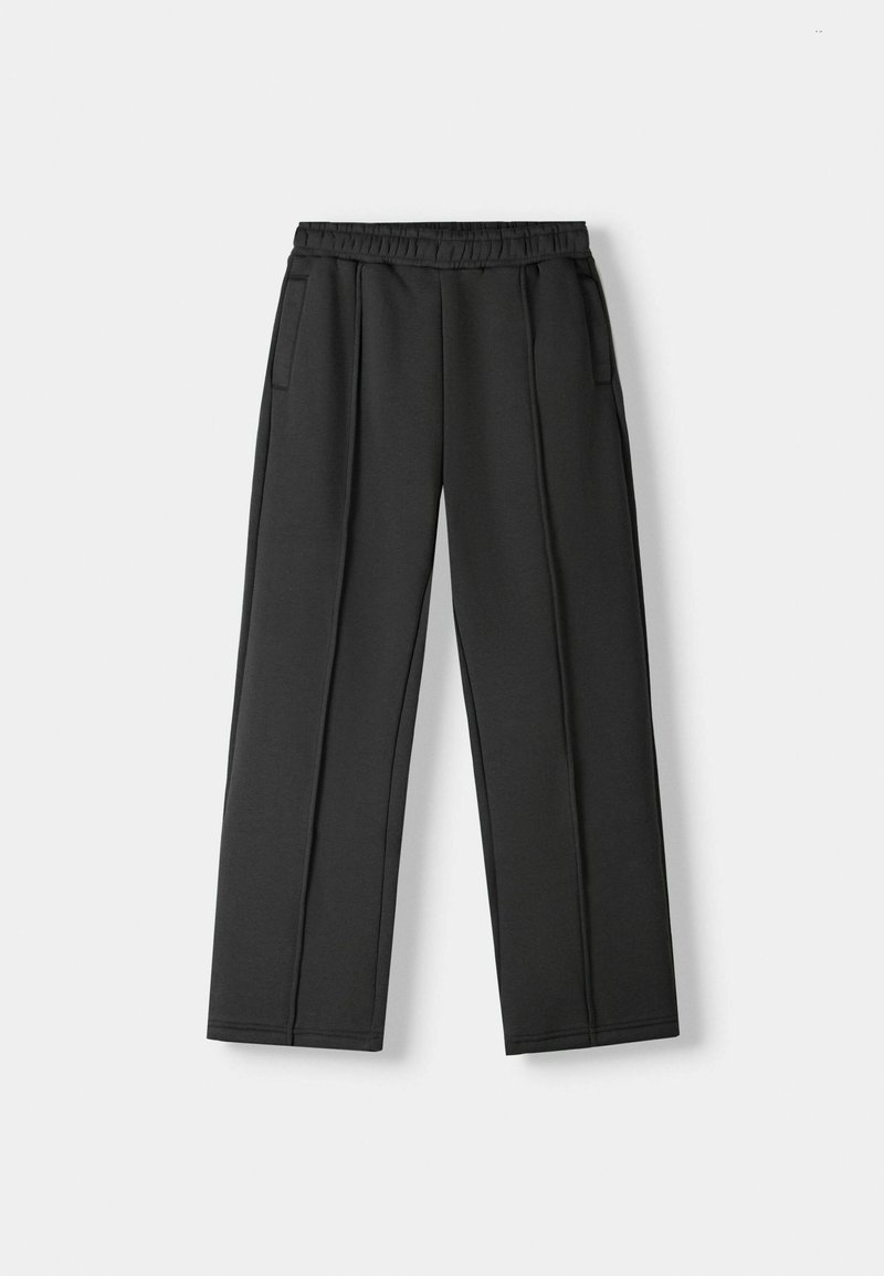 Bershka Bershka WIDE - Tracksuit bottoms - dark grey Günstig kaufen