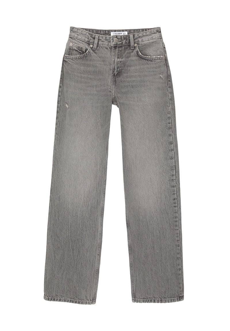 PULL&BEAR PULL&BEAR MID - Straight leg jeans - grey Online Shopping