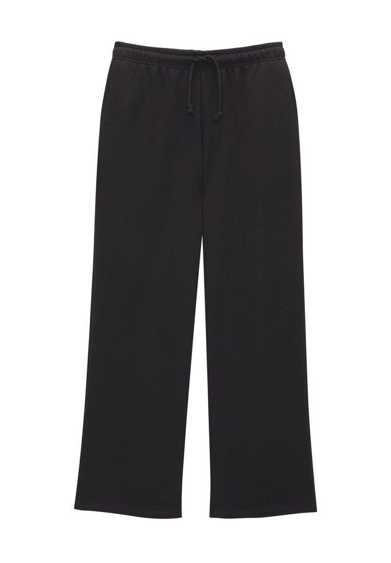 PULL&BEAR PULL&BEAR WIDE-LEG - Tracksuit bottoms - black Black Friday