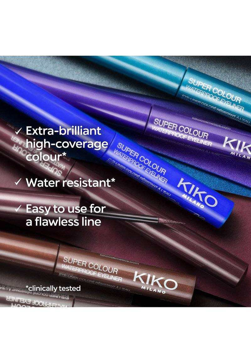 KIKO Milano KIKO Milano SUPER COLOUR WATERPROOF EYELINER - Eyeliner - 07 burgundy Online Outlet
