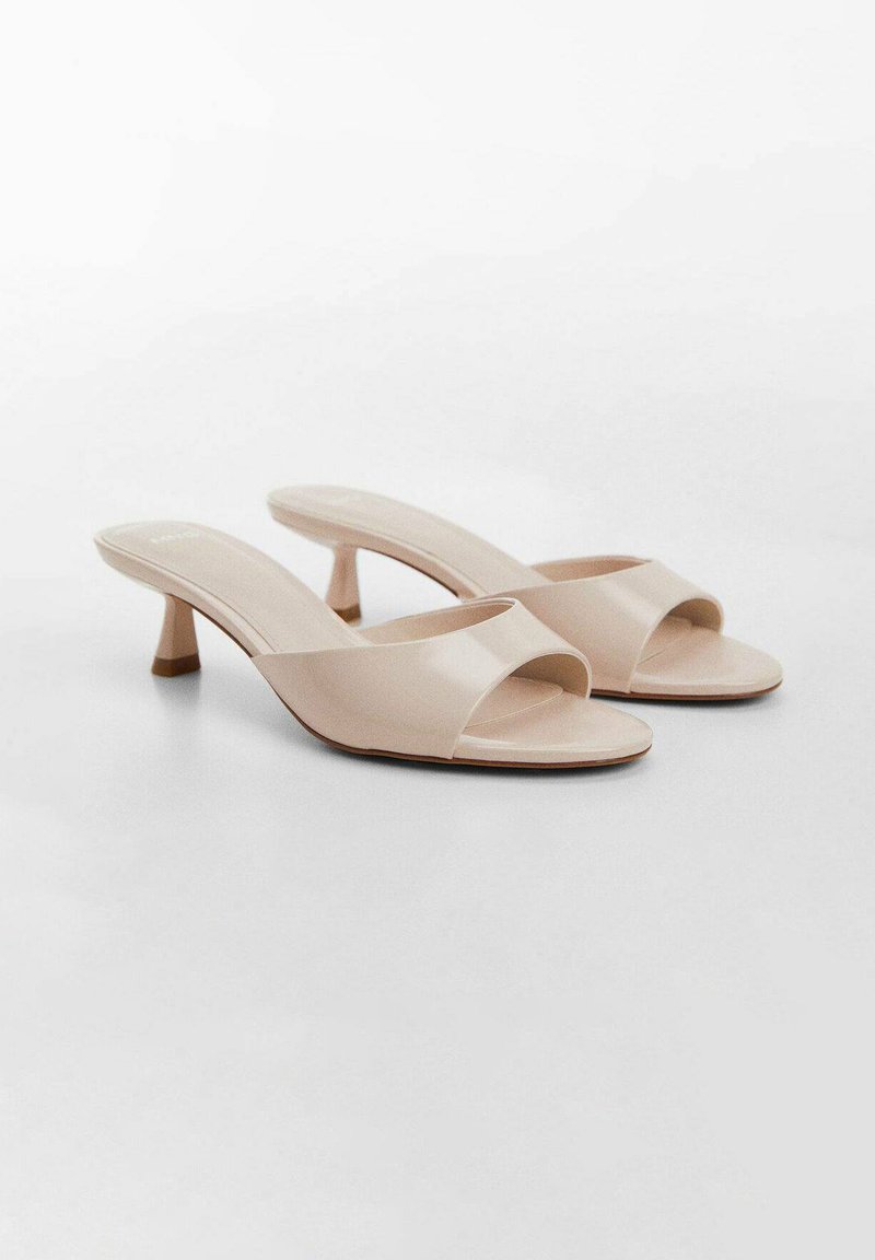 Mango Mango LOW - Heeled mules - nude Nur für heute