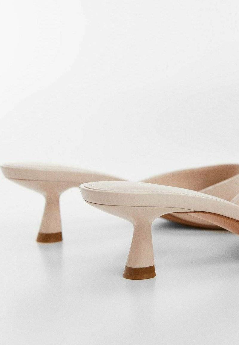Mango Mango LOW - Heeled mules - nude Nur für heute
