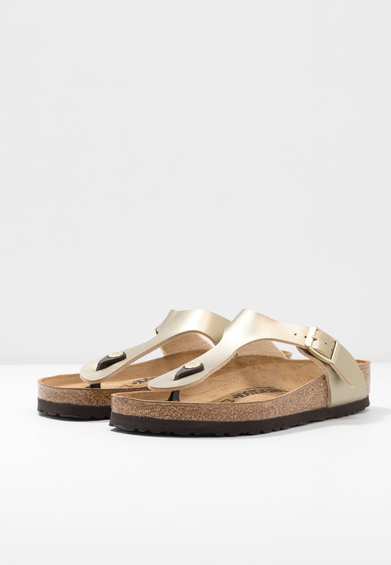 Birkenstock Birkenstock GIZEH BF REGULAR - Slippers - gold Sonderangebot der Fabrik