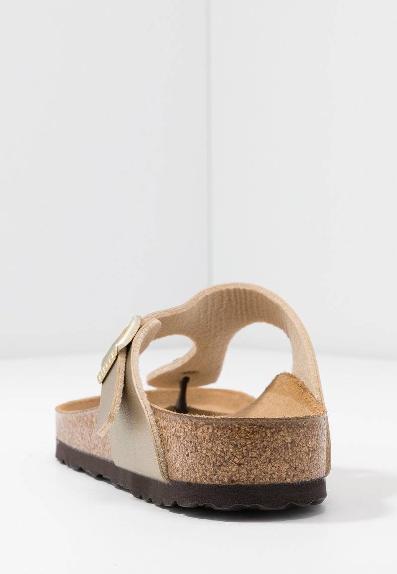 Birkenstock Birkenstock GIZEH BF REGULAR - Slippers - gold Sonderangebot der Fabrik