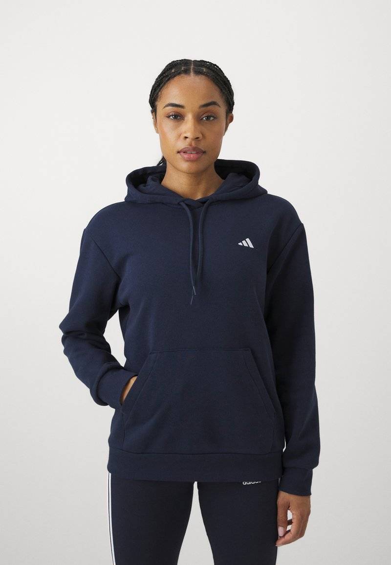 adidas Sportswear adidas Sportswear ESSENTIALS SMALL LOGO FEEL COZY HOODIE - Hoodie - legend ink Im Verkauf