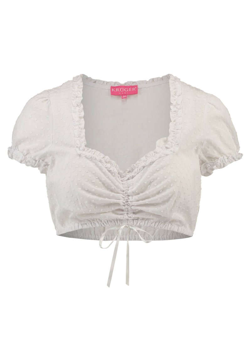 Krüger Dirndl Krüger Dirndl Blouse - weiss Flash Sale