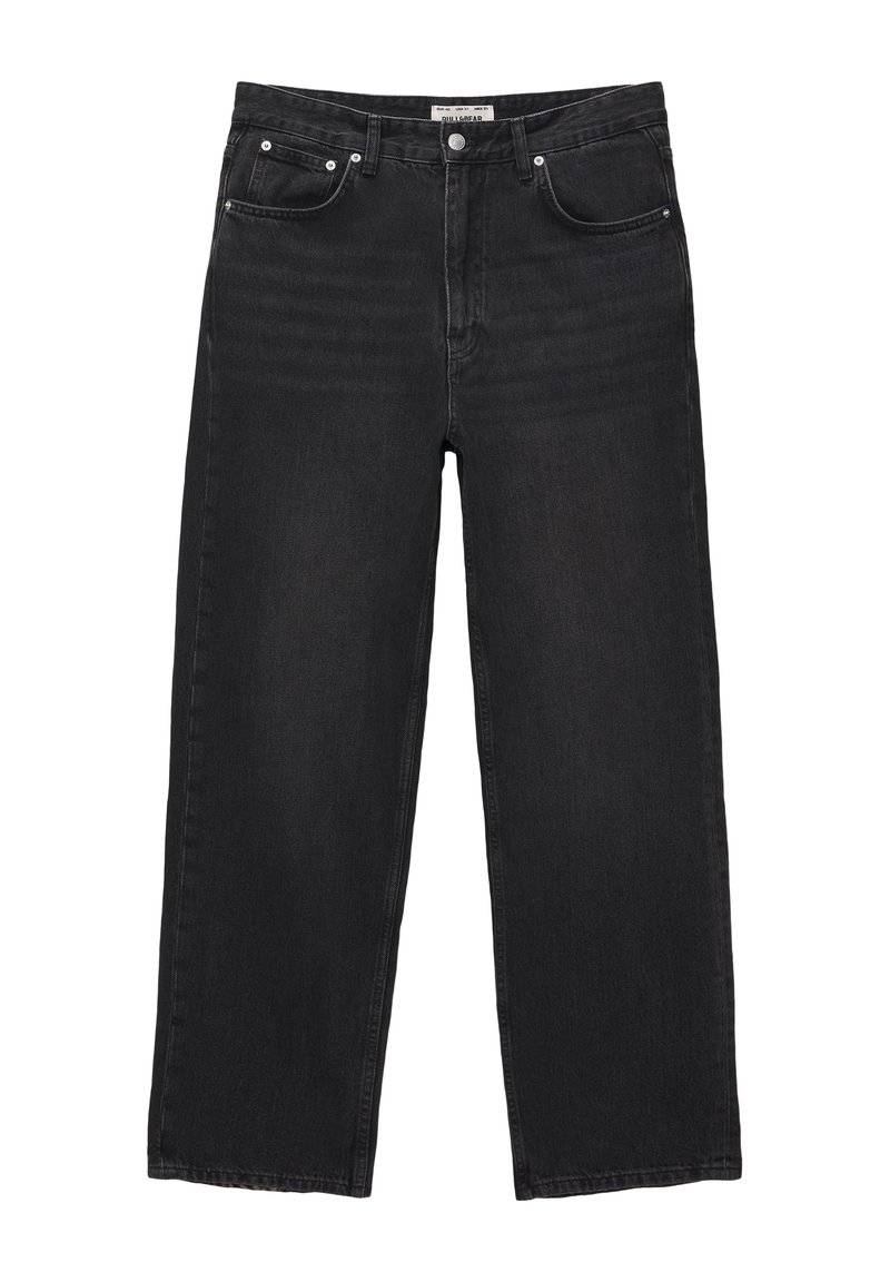 PULL&BEAR PULL&BEAR BAGGY FIT - Straight leg jeans - black Exklusivangebot