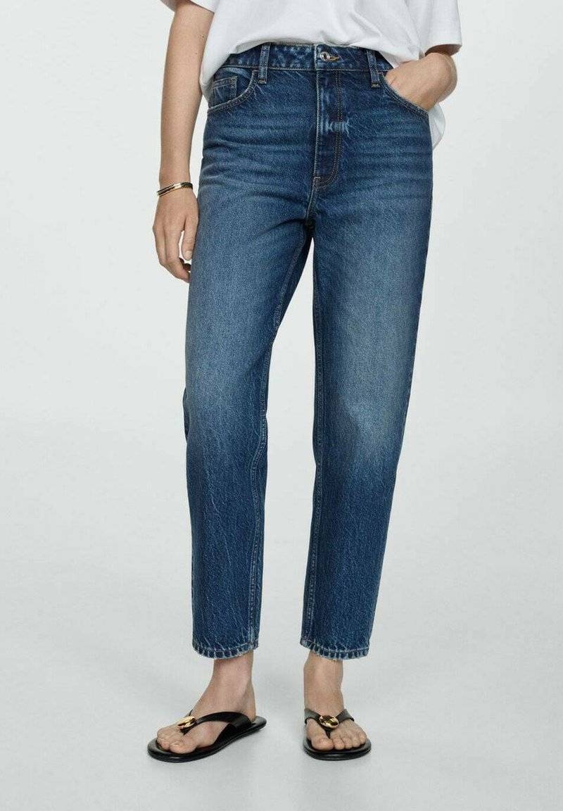 Mango Mango Relaxed fit jeans - bleu foncé Preisnachlass
