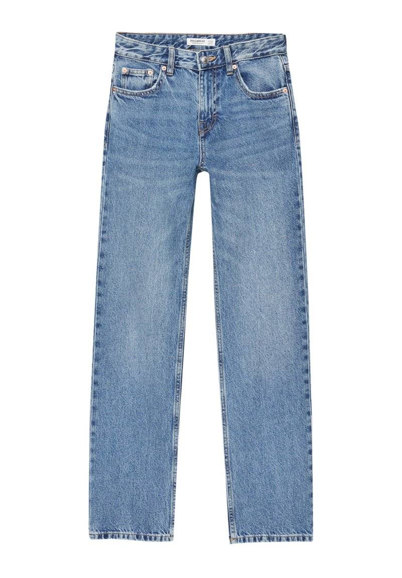 PULL&BEAR PULL&BEAR MID-WAIST - Straight leg jeans - blue denim Heißer Verkauf