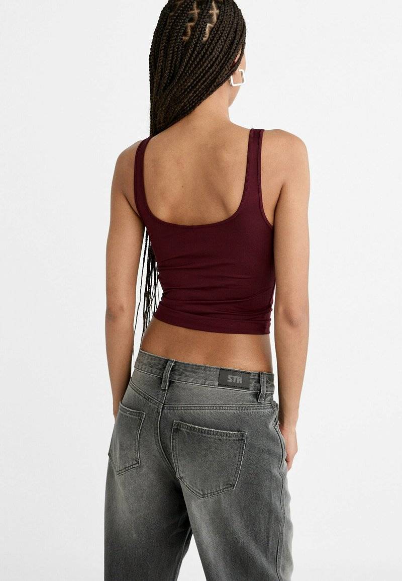 Stradivarius Stradivarius BAGGY JEANS 07356280 - Relaxed fit jeans - dark grey Große Rabatte