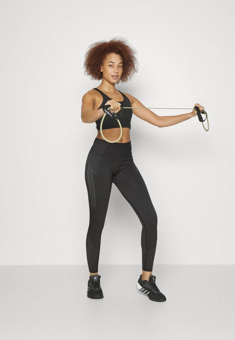adidas Performance adidas Performance SEAMLESS BRANDED 7/8 - Leggings - black 50% Rabatt mit kostenlosem Versand