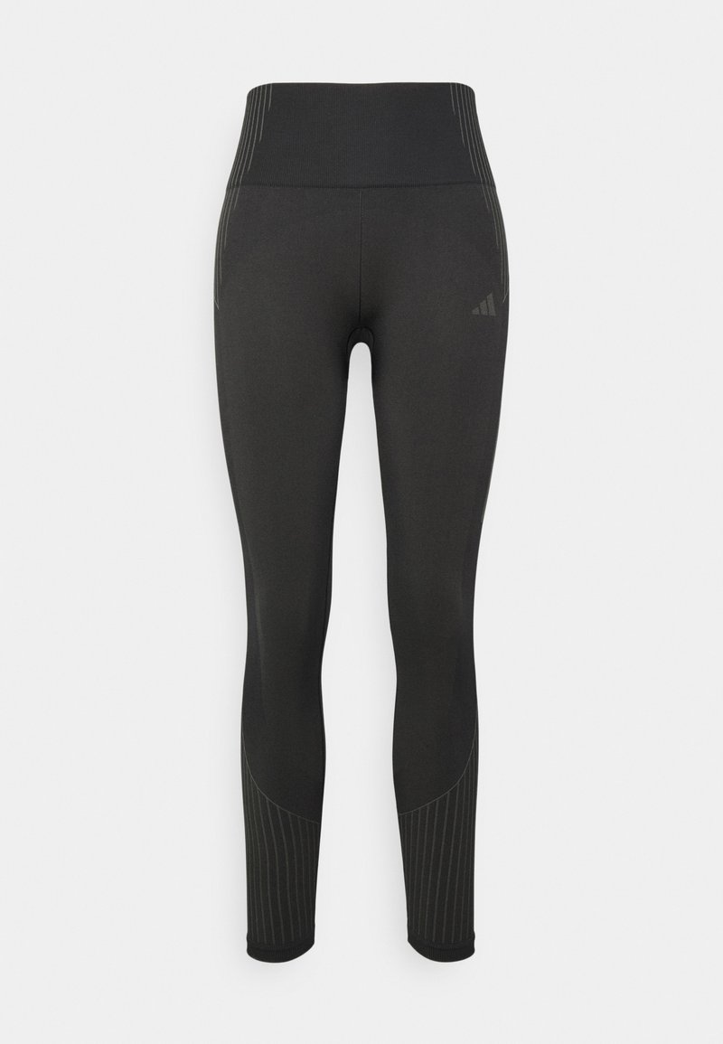 adidas Performance adidas Performance SEAMLESS BRANDED 7/8 - Leggings - black 50% Rabatt mit kostenlosem Versand