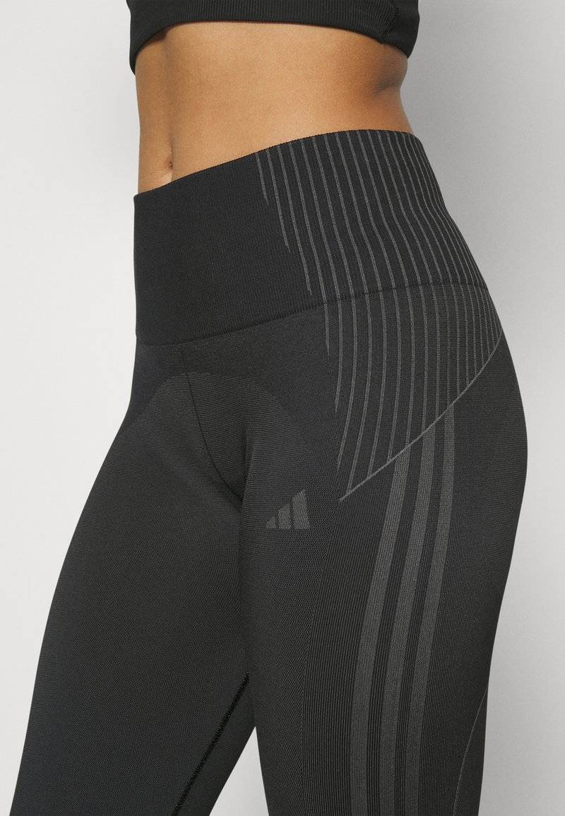 adidas Performance adidas Performance SEAMLESS BRANDED 7/8 - Leggings - black 50% Rabatt mit kostenlosem Versand
